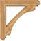 Ekena Millwork Legacy Arts and Crafts Rough Sawn Bracket w/ Offset Brace, Western Red Cedar, 8"W x 42"D x 42"H BKT0806X42X42LEC03RWR - alternate 3
